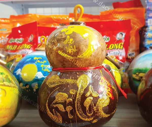 quà tết rượu dừa hồ lô Bến Tre