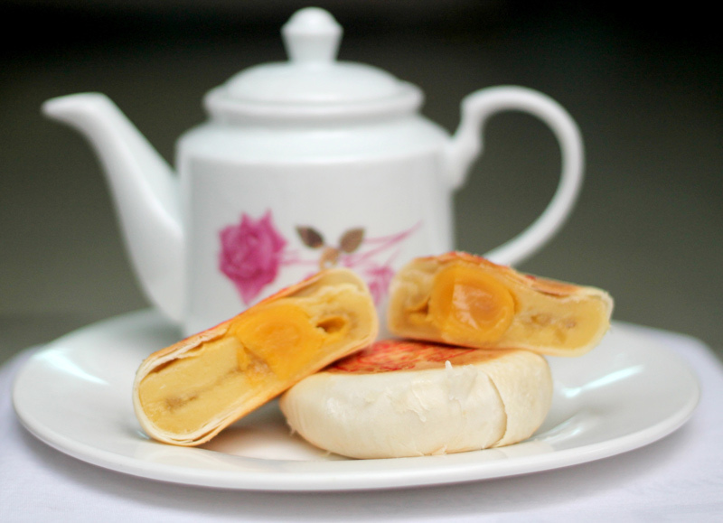 bánh pía đậu xanh sầu riêng Tân Huê Viên