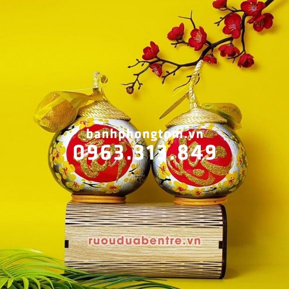 quà tết rượu dừa bến tre