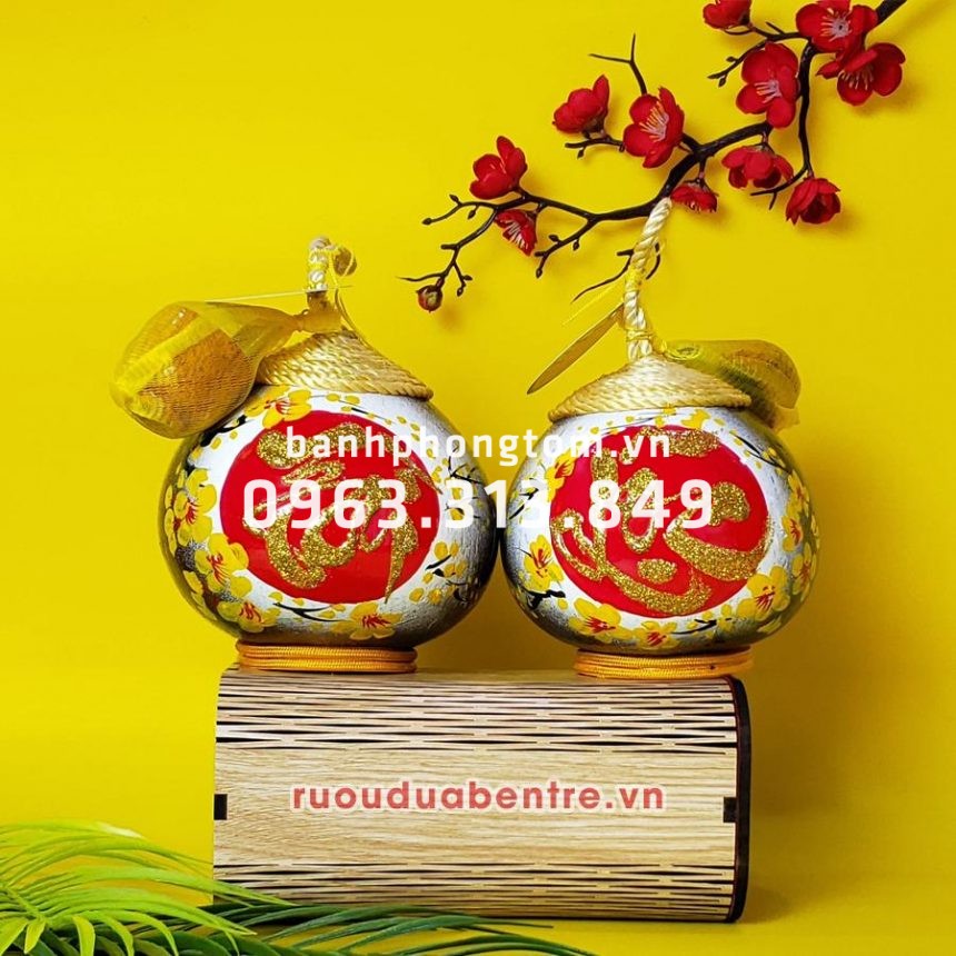 Quà tết rượu dừa bến tre 2021